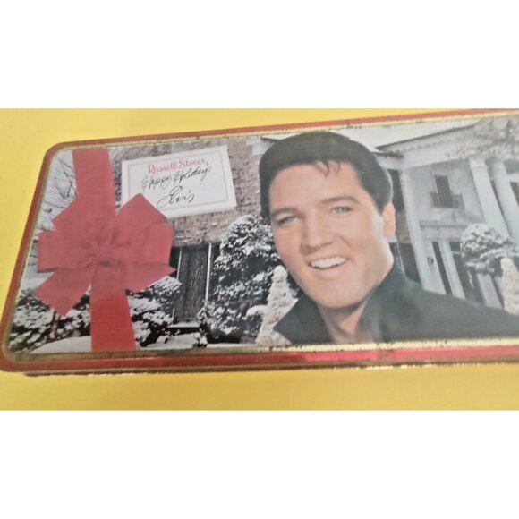 Russell Stover Elvis Presley Collectible  Christmas candy tins 1997 & 1998 - Picture 9 of 14